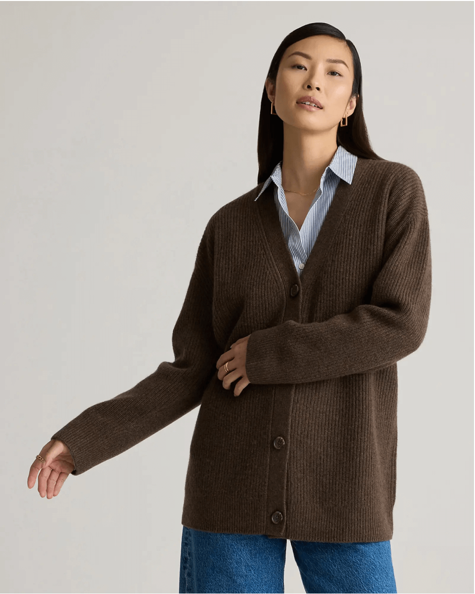 quince mongolian cashmere cardigan